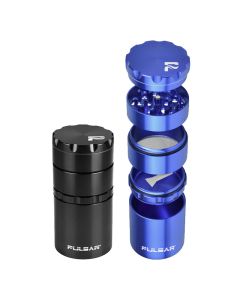 PULSAR - 2INCH, 5PIECE STORAGE CONTAINER WITH BUILT-IN GRINDER