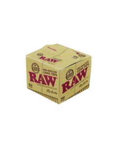 RAW - PERFECTO PRE-ROLLED CONE TIPS / PACK OF 100