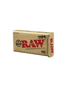 RAW - PRE-ROLLED TIPS / PACK OF 100